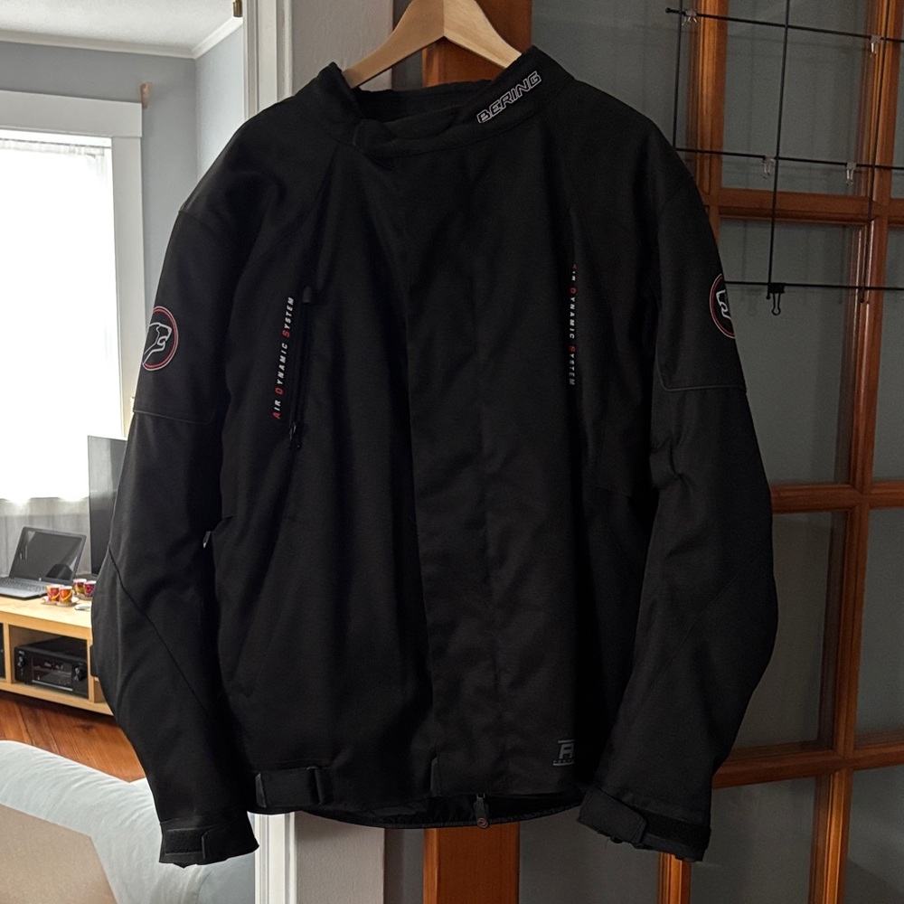 Men's Black Bering Motorcycle Jacket